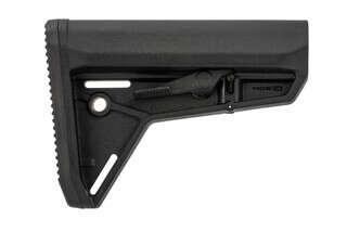 Magpul MOE Slim Line carbine stock in black for MIL-SPEC buffer tubes.